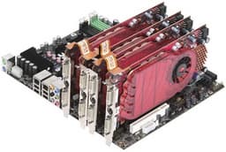 Фото дня: четыре платы ATI Radeon HD 3850 в конфигурации CrossFireX